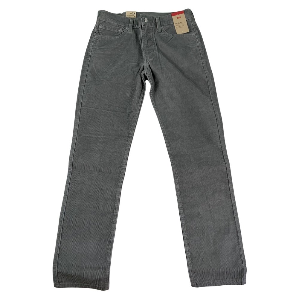 Levi's 511 Slim Fit Men's Grey Corduroy Stretch Jeans 32X32 5 Pockets Workwear